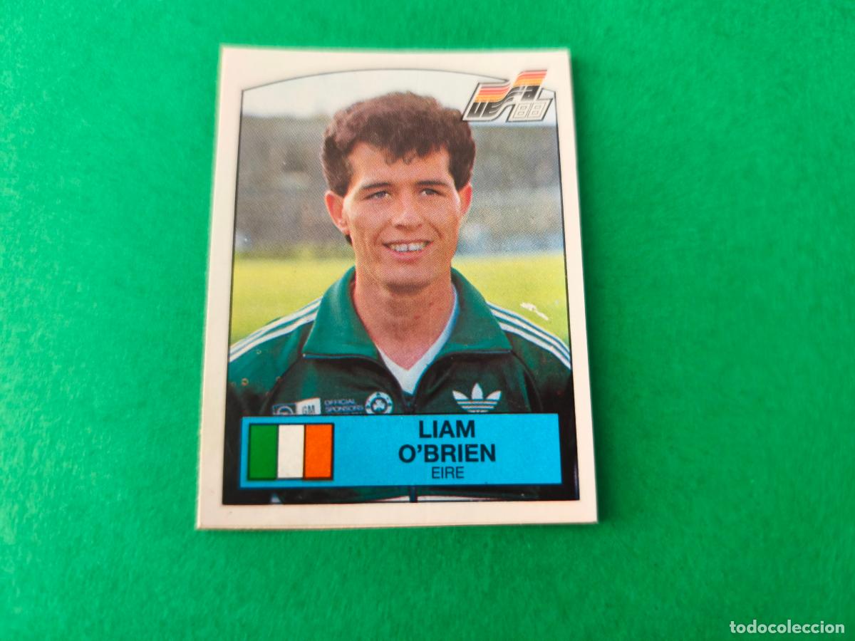 Cartes &agrave; collectionner de Football: CROMO FUTBOL O&acute;BRIEN EIRE RECORTADO N&ordm; 197 EUROCOPA EURO 88 PANINI