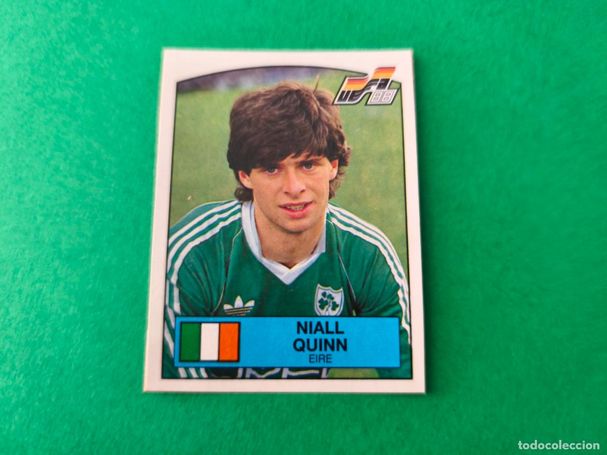 Cartes &agrave; collectionner de Football: CROMO FUTBOL QUINN EIRE RECORTADO N&ordm; 205 EUROCOPA EURO 88 PANINI