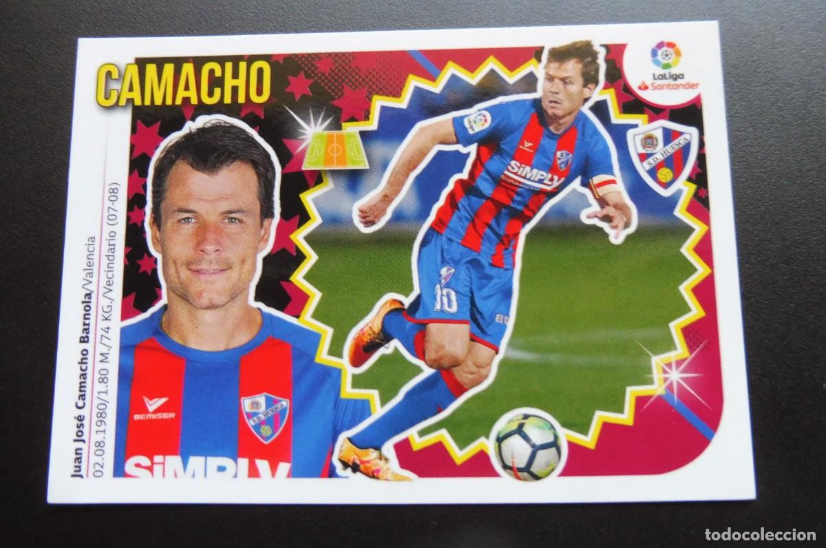 Cromos de F&uacute;tbol: CROMOS PANINI - LIGA SANTANDER 2018/19 ESTE - SD HUESCA N&Uacute;M 8B - CAMACHO