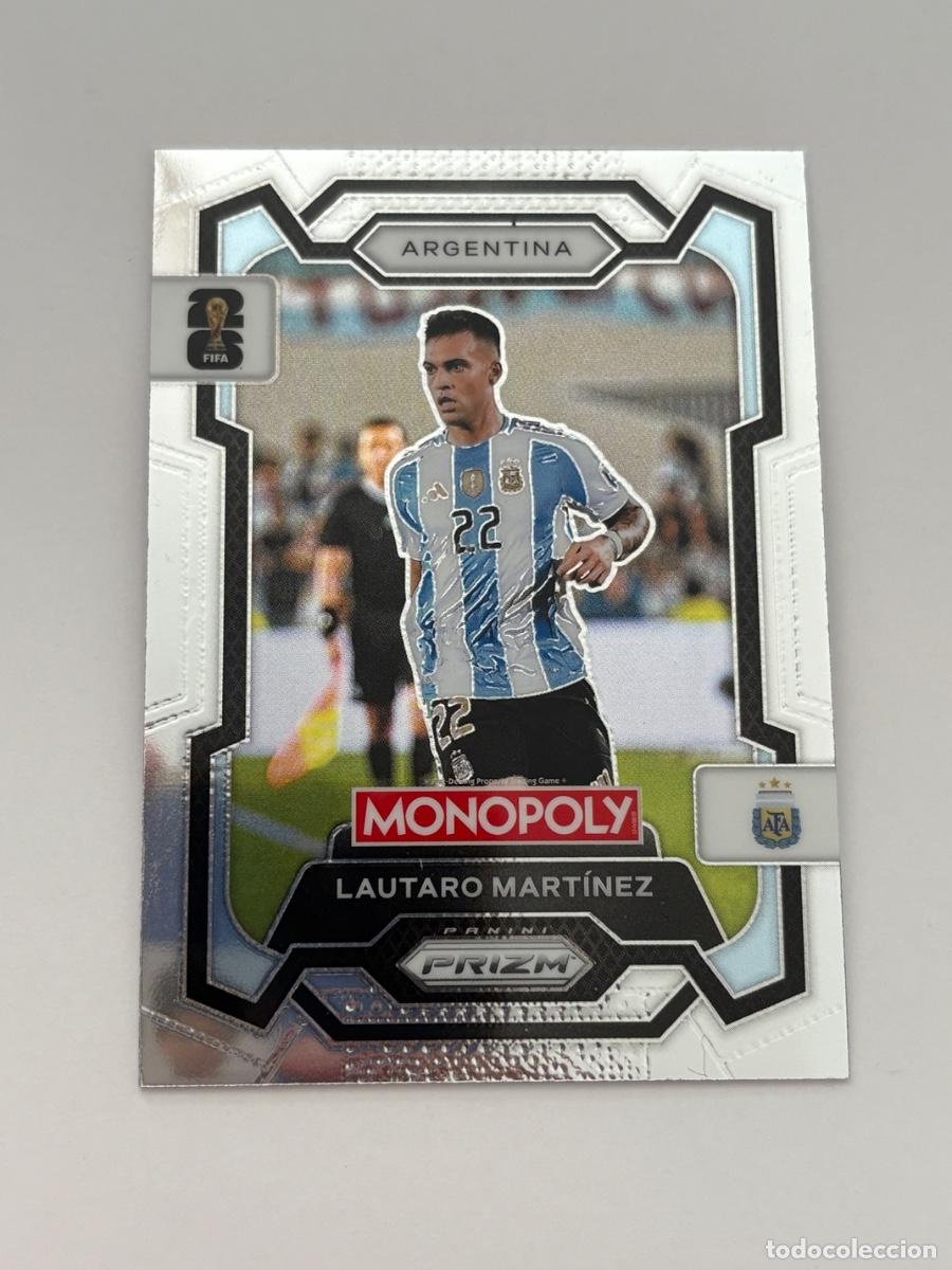 Cromos de F&uacute;tbol: 21. CROMO LAUTARO MART&Iacute;NEZ N 2 PRIZM MONOPOLY WORLD CUP 2026