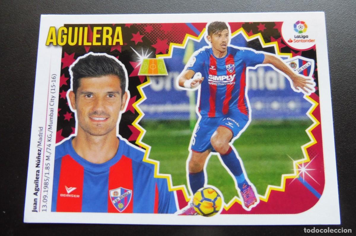 Cromos de F&uacute;tbol: CROMOS PANINI - LIGA SANTANDER 2018/19 ESTE - SD HUESCA N&Uacute;M 9 - AGUILERA