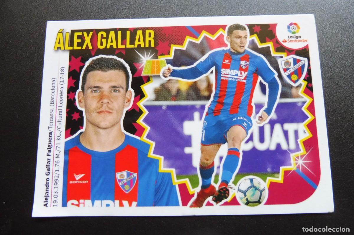 Cromos de F&uacute;tbol: CROMOS PANINI - LIGA SANTANDER 2018/19 ESTE - SD HUESCA N&Uacute;M 13 - &Aacute;LEX GALLAR
