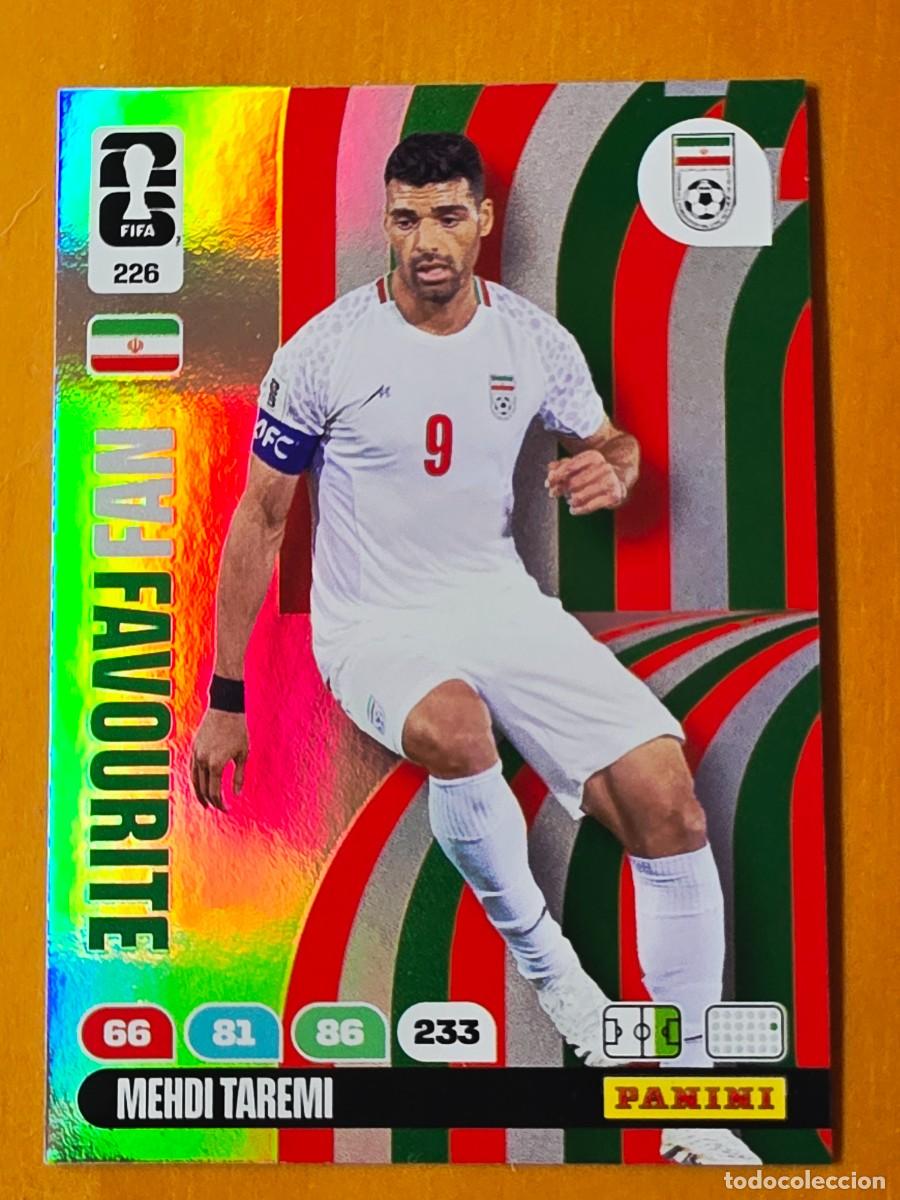 Cromos de F&uacute;tbol: 226 Mehdi Taremi, Fan Favourite, Rep&uacute;blica Isl&aacute;mica Ir&aacute;n Adrenalyn XL Fifa World Cup 2026 Mundial 26