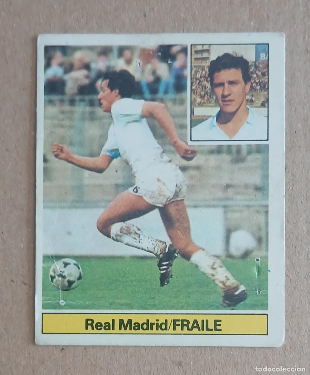 Cromos de F&uacute;tbol: &Uacute;LTIMO FICHAJE n&ordm; 10 FRAILE REAL MADRID EDICIONES ESTE LIGA 81-82. Nuevo y sin pegar.