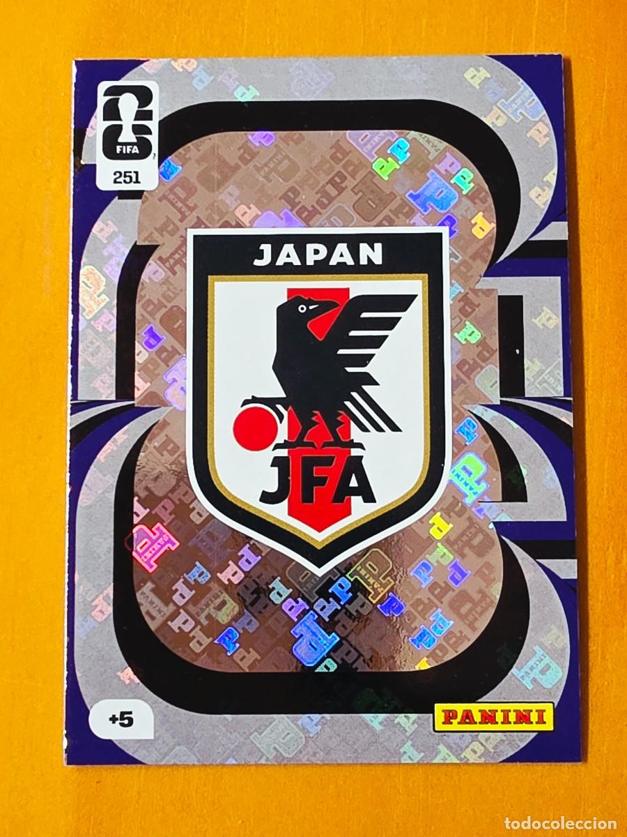 Cromos de F&uacute;tbol: 251 Escudo Logo Jap&oacute;n, Adrenalyn XL Fifa World Cup 2026 Mundial 26