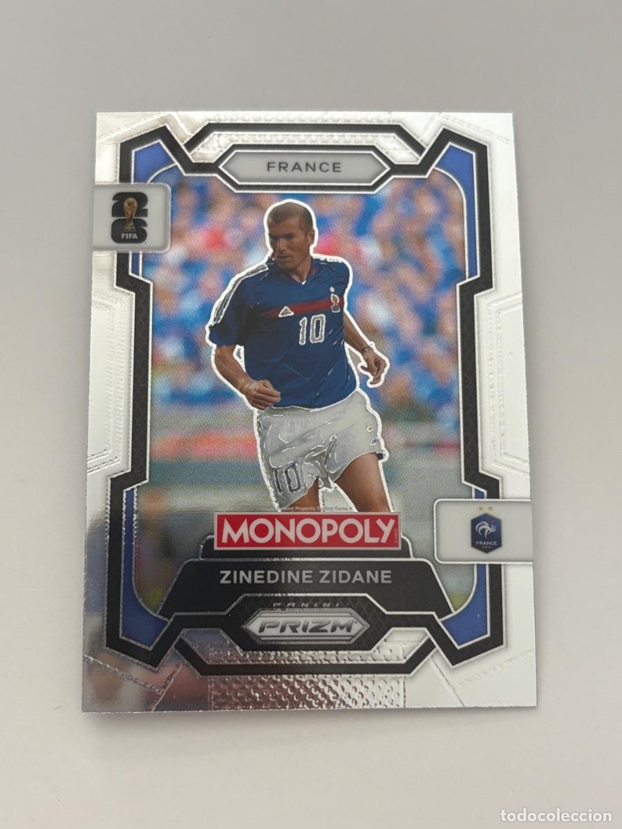Cromos de F&uacute;tbol: 21. CROMO ZINEDINE ZIDANE N 9 PRIZM MONOPOLY WORLD CUP 2026