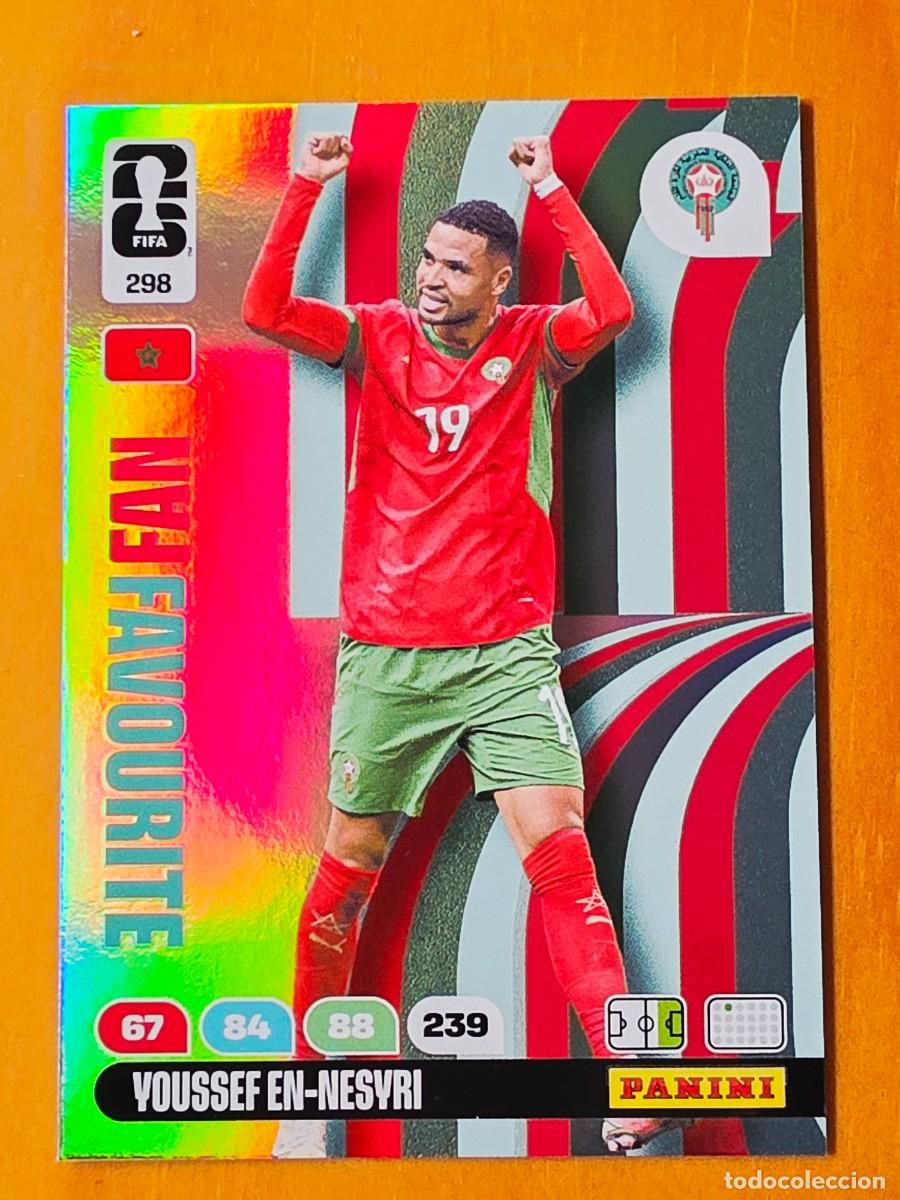 Cromos de F&uacute;tbol: 298 Youssef En-Nesyri, Fan Favourite, Marruecos, Adrenalyn XL Fifa World Cup 2026 Mundial 26