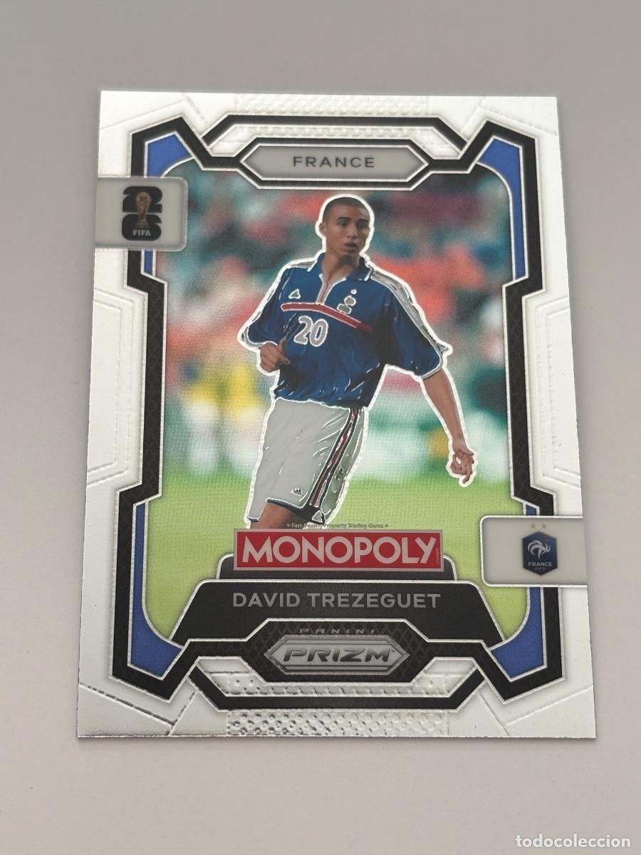 Cromos de F&uacute;tbol: 21. CROMO DAVID TREZEGUET N 12 PRIZM MONOPOLY WORLD CUP 2026