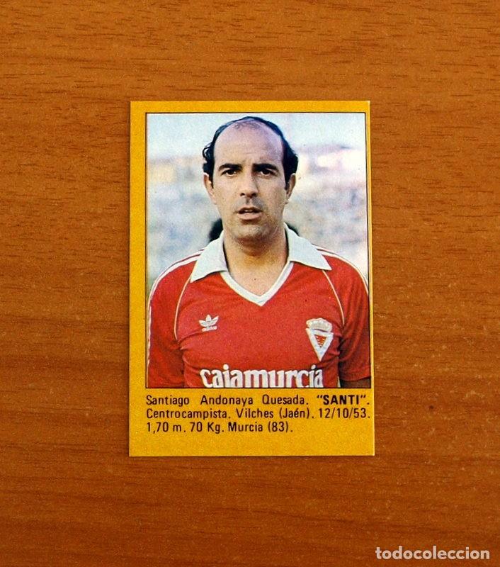 Cromos de F&uacute;tbol: Murcia - Santi - Editorial Roll&aacute;n 1984-1985, 84-85 - Nunca pegado