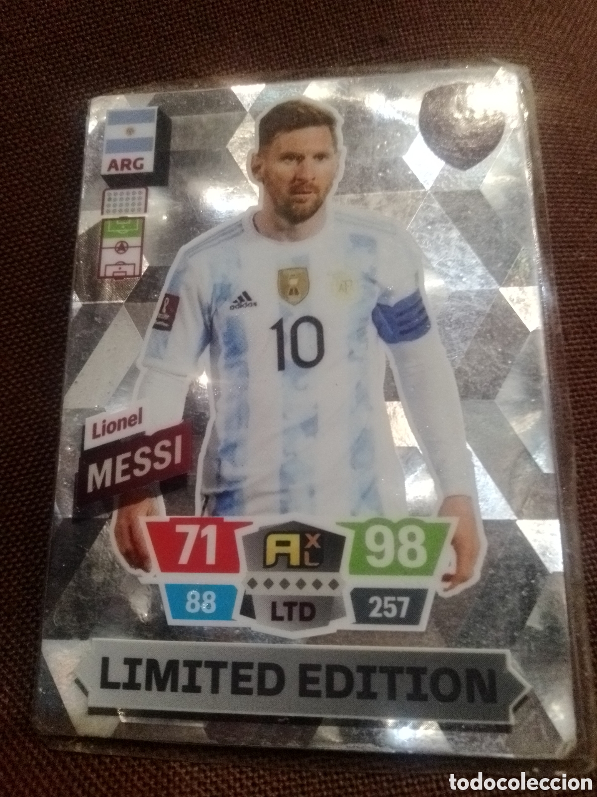 Football Stickers: Cromo Lionel Messi adrenalyn XL Qatar 2022