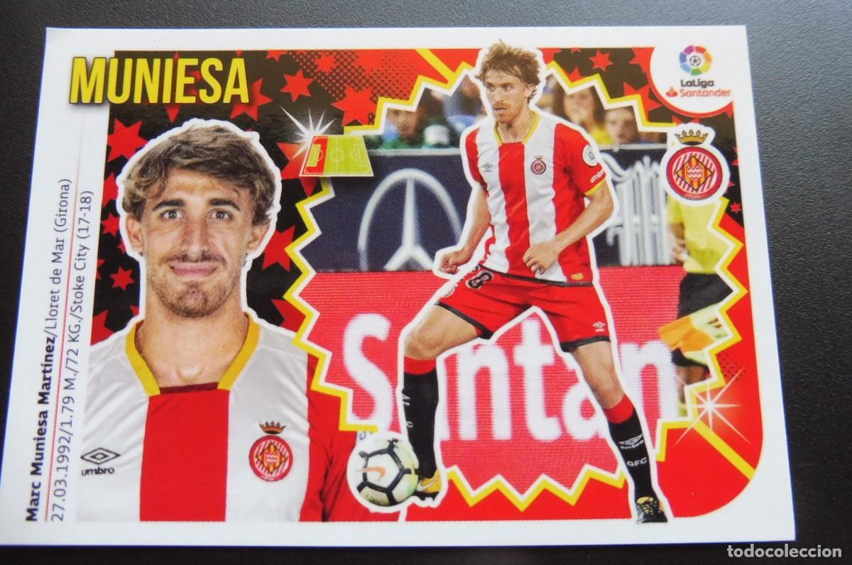 Fu&szlig;ball-Sticker: CROMOS PANINI - LIGA SANTANDER 2018/19 ESTE - GIRONA FC. - N&Uacute;M 4 B - MUNIESA