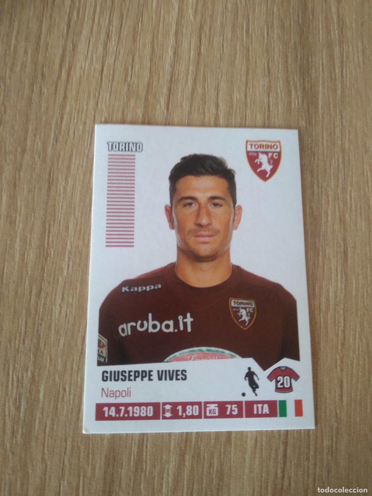 Cromos de f&uacute;tbol: 456 GIUSEPPE VIVES TORINO CROMO FUTBOL PANINI LIGA ITALIA 12-13 CALCIATORI 2012-2013
