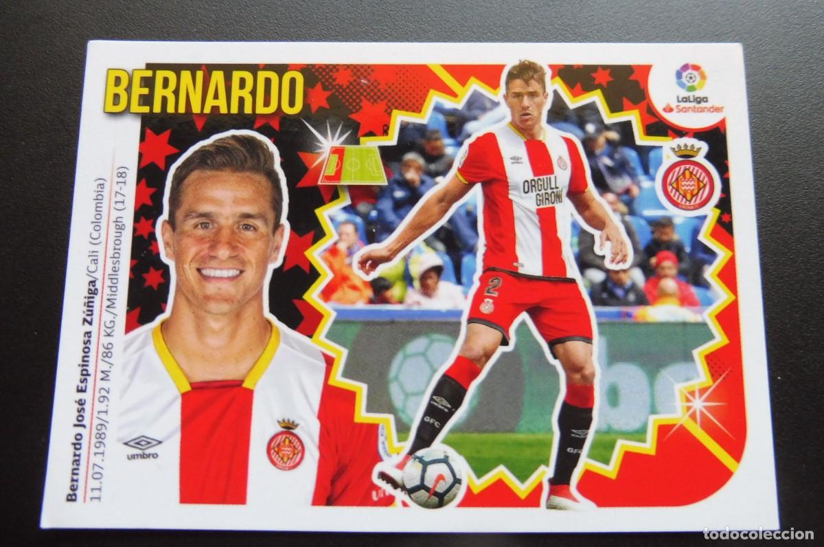 Cromos de f&uacute;tbol: CROMOS PANINI - LIGA SANTANDER 2018/19 ESTE - GIRONA FC. - N&Uacute;M 6 - BERNARDO