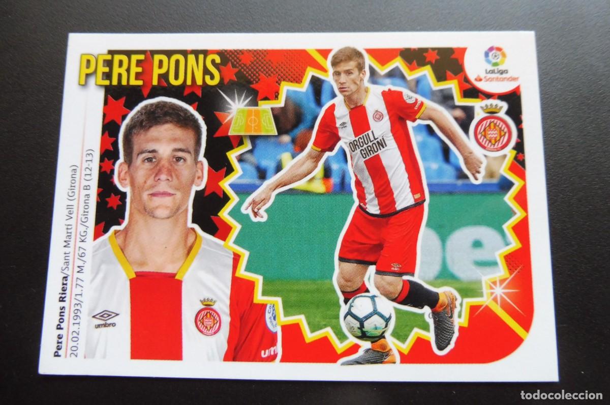 Football Stickers: CROMOS PANINI - LIGA SANTANDER 2018/19 ESTE - GIRONA FC. - N&Uacute;M 9 - PERE PONS