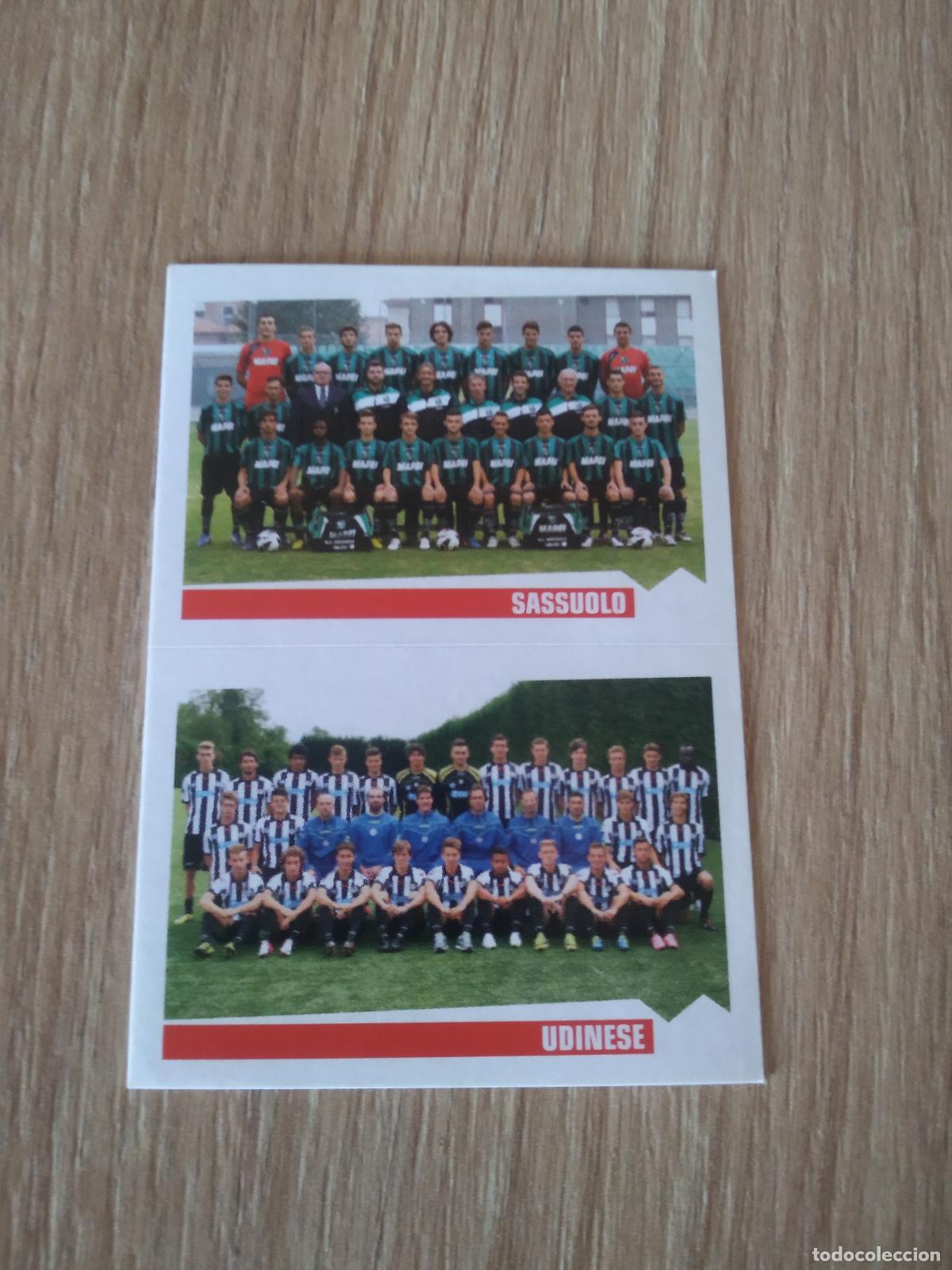 Cromos de F&uacute;tbol: 501 EQUIPO PLANTILLA SASSUOLO UDINESE CROMO FUTBOL PANINI LIGA ITALIA 12-13 CALCIATORI 2012-2013