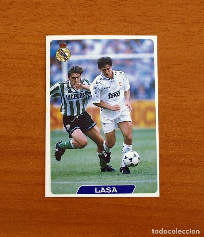 Cromos de F&uacute;tbol: Real Madrid - N&ordm; 7 Lasa - Las Fichas de la Liga 95-96-1995-1996 -Mundicromo Sport