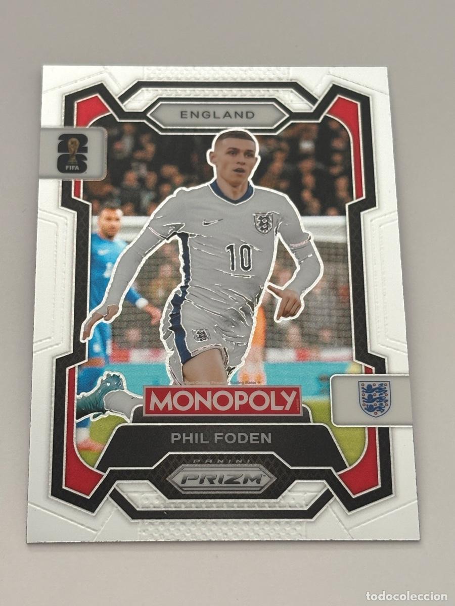 Cromos de f&uacute;tbol: 21. CROMO PHIL FODEN N 29 PRIZM MONOPOLY WORLD CUP 2026