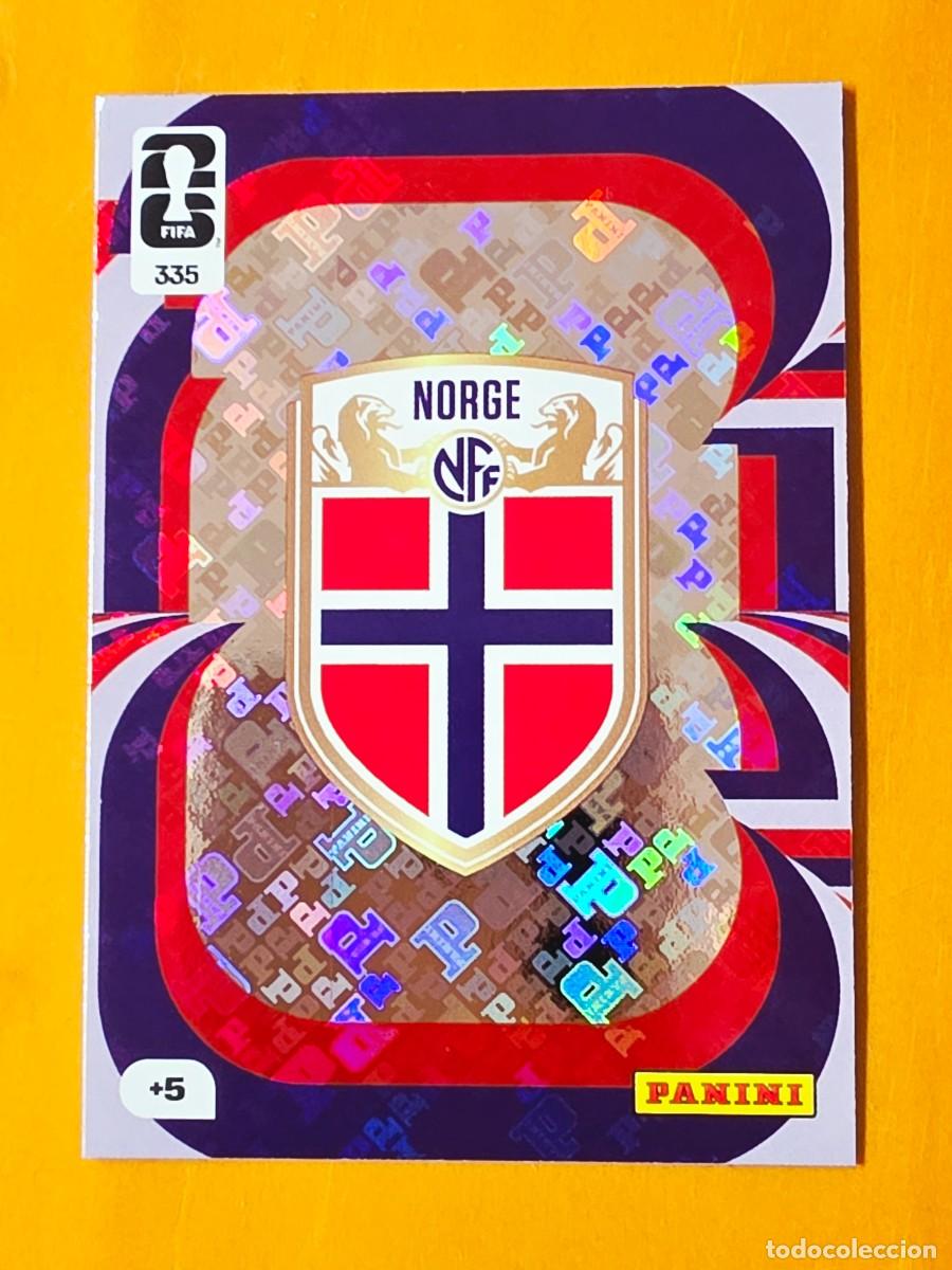 Figurine di Calcio: 335 Escudo Logo Noruega, Adrenalyn XL Fifa World Cup 2026 Mundial 26