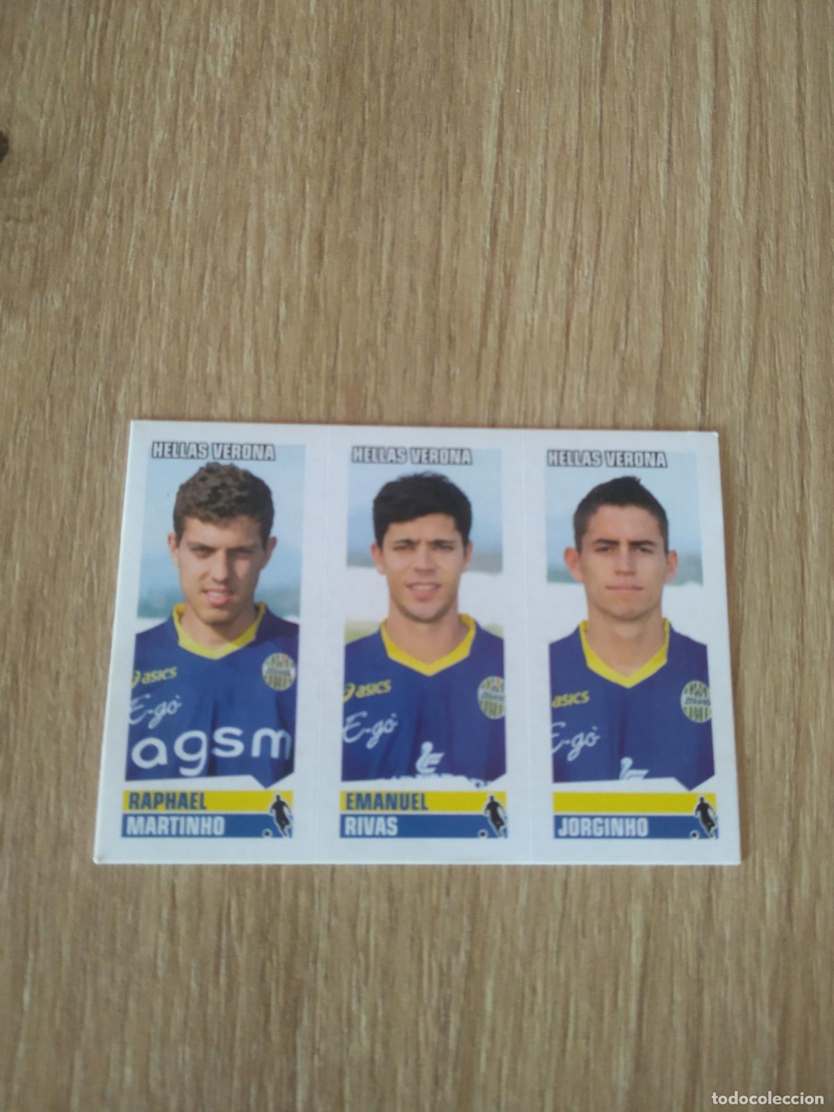 Fu&szlig;ball-Sticker: 665 MARTINHO RIVAS JORGINHO HELLAS VERONA CROMO FUTBOL PANINI LIGA ITALIA 12-13 CALCIATORI 2012-2013