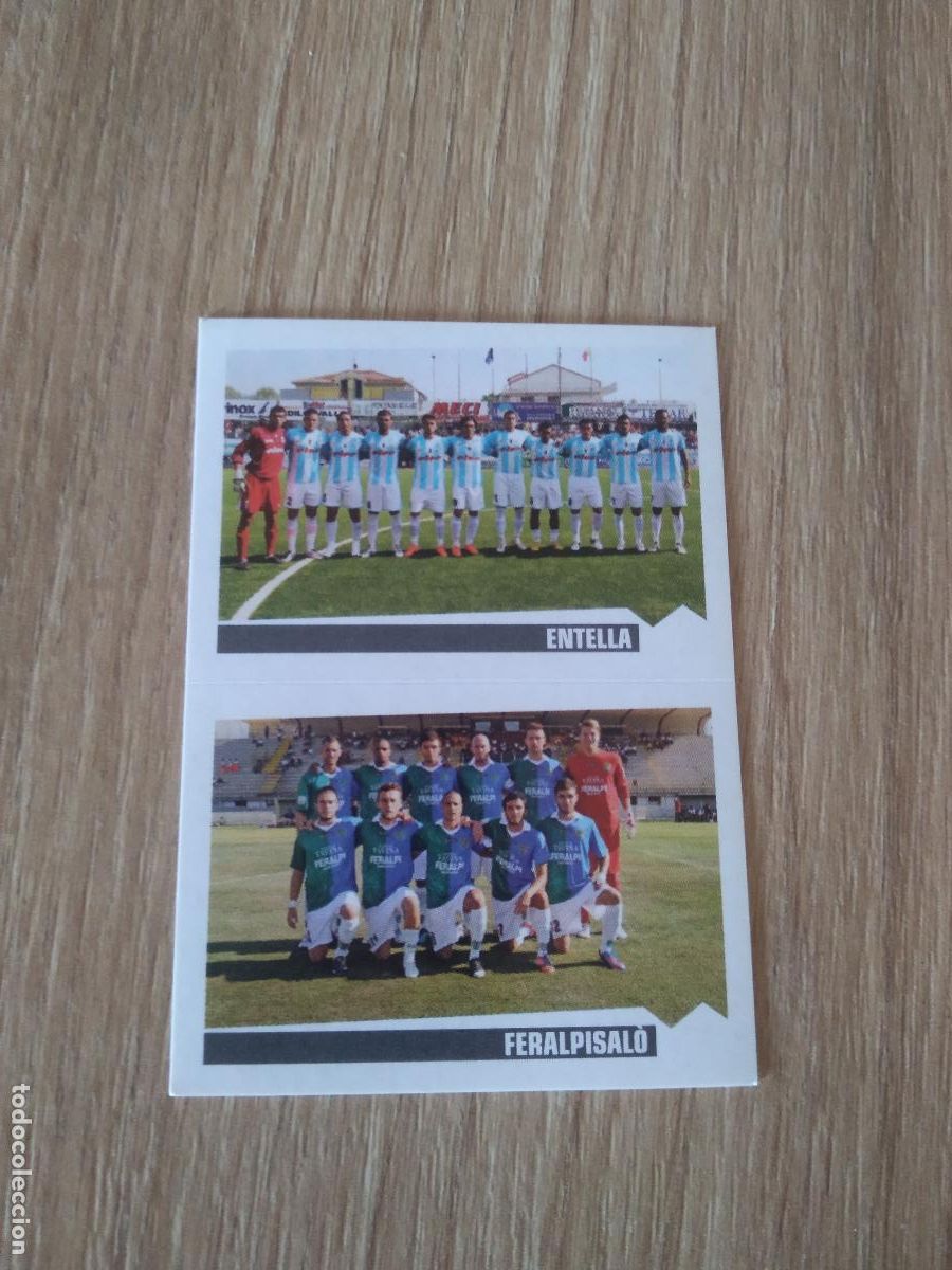 Fu&szlig;ball-Sticker: 680 EQUIPO PLANTILLA ENTELLA FERALPISALO CROMO FUTBOL PANINI LIGA ITALIA 12-13 CALCIATORI 2012-2013