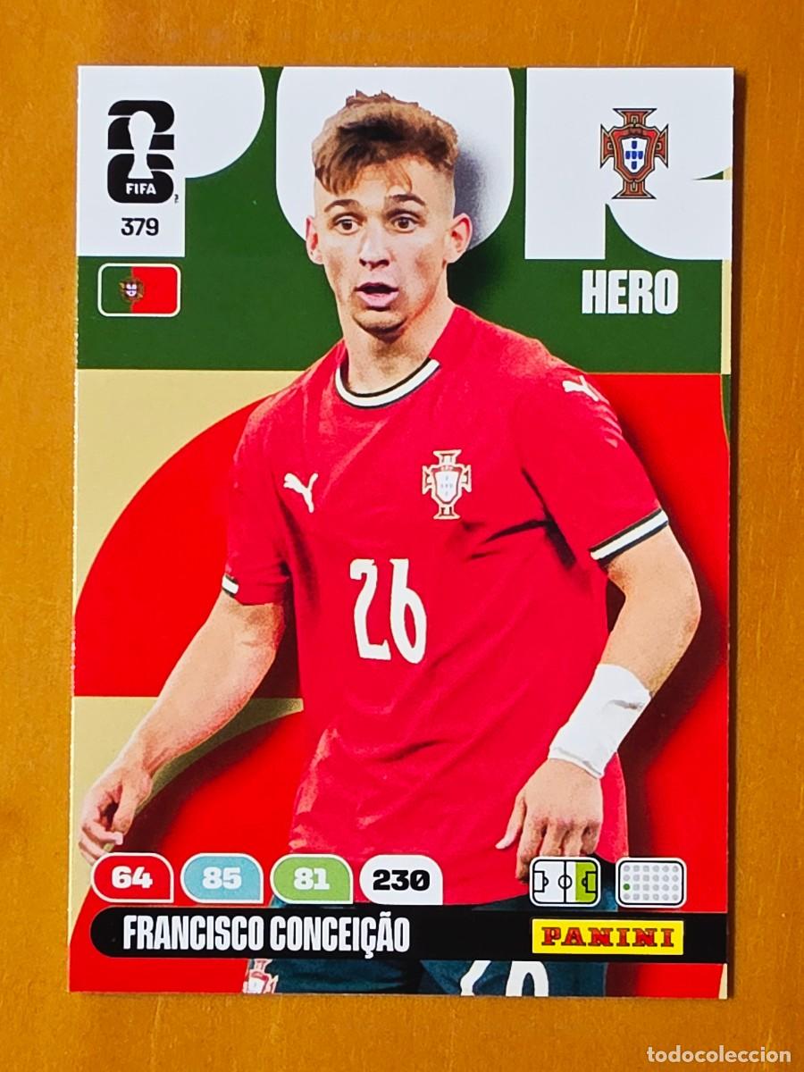 Fu&szlig;ball-Sticker: 379 Francisco Concei&ccedil;&atilde;o, Hero, Portugal, Adrenalyn XL Fifa World Cup 2026 Mundial 26