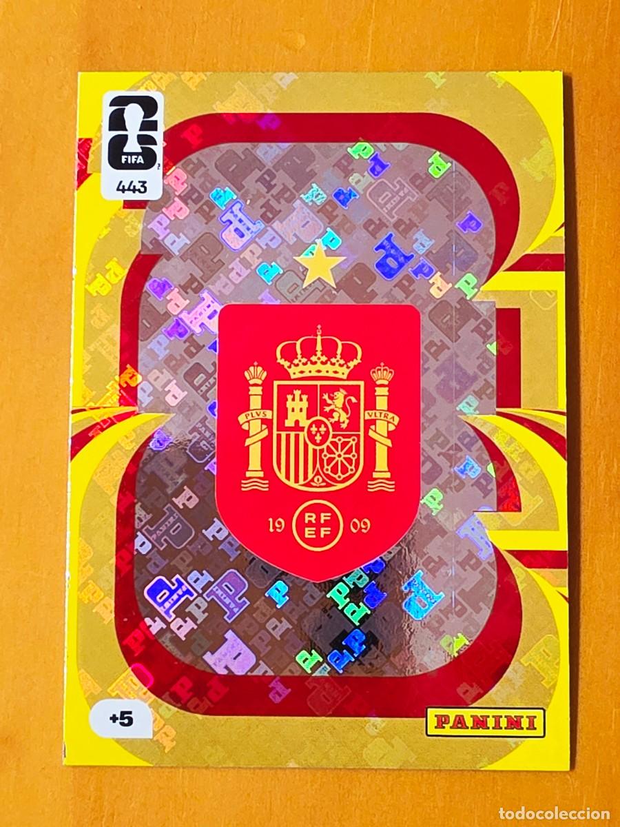Football Stickers: 443 Escudo logo emblema, Espa&ntilde;a, Adrenalyn XL Fifa World Cup 2026 Mundial 26