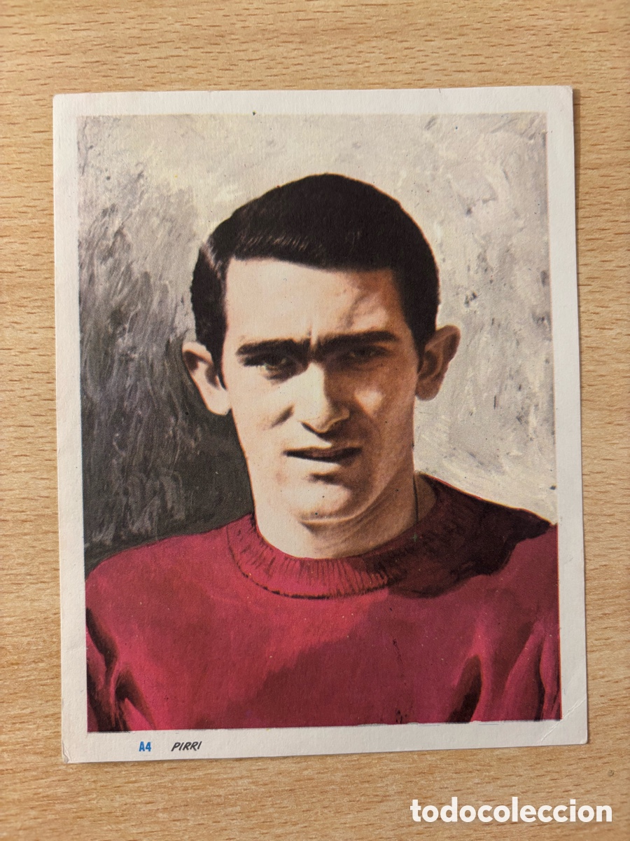 Football Stickers: TOPPS -BAZOOKA ASES DEL FUTBOL A4 PIRRI MUNDIAL 1966 LONDRES ESPA&Ntilde;A REAL MADRID
