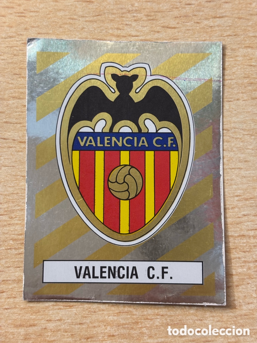 Football Stickers: # 348 Escudo Valencia CF Panini Futbol 88 sin pegar