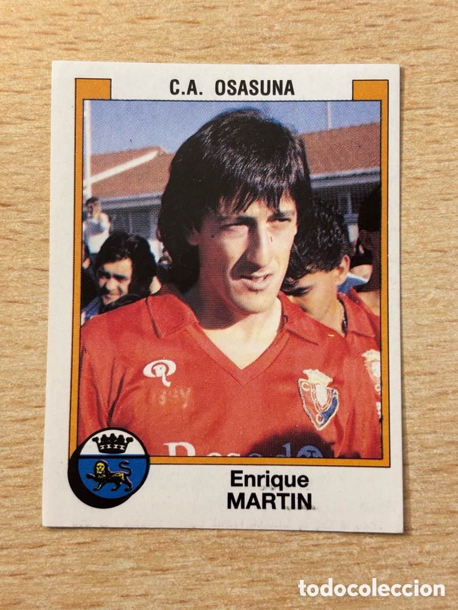 Cromos de F&uacute;tbol: # 268 Mart&iacute;n CA Osasuna Panini Futbol 88 sin pegar