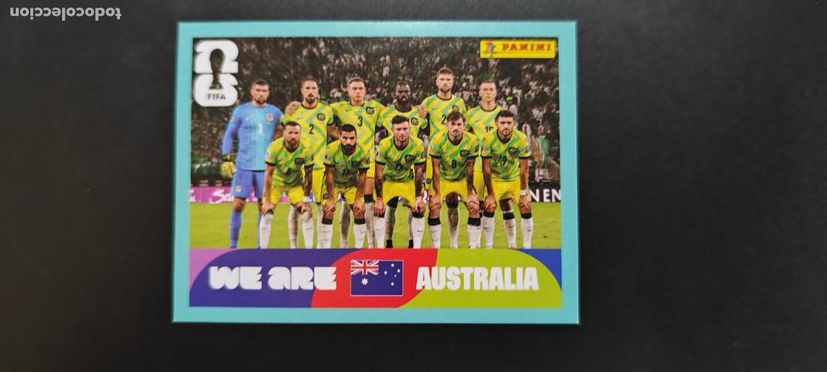Cromos de F&uacute;tbol: FIFA WORLD CUP 2026 STICKER ALINEACION AUSTRALIA # AUS13 PANINI