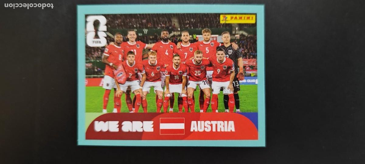 Cromos de F&uacute;tbol: FIFA WORLD CUP 2026 STICKER ALINEACION AUSTRIA # AUT13 PANINI