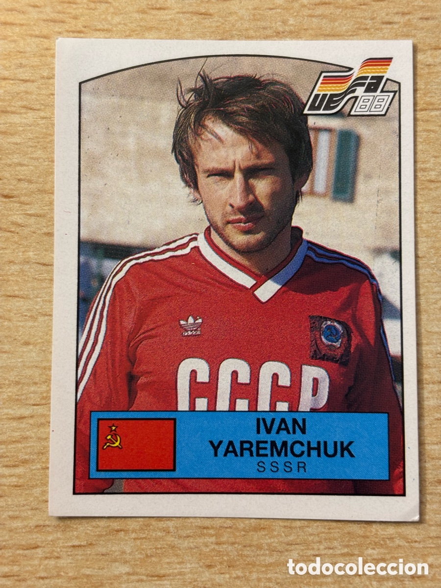 Cromos de F&uacute;tbol: # 251 Yaremchuk URSS Euro 88 Panini sin pegar