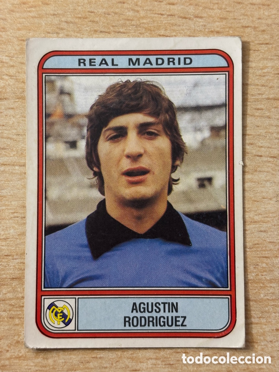 Cromos de F&uacute;tbol: # 209 Agust&iacute;n Real Madrid Futbol 82 Panini sin pegar