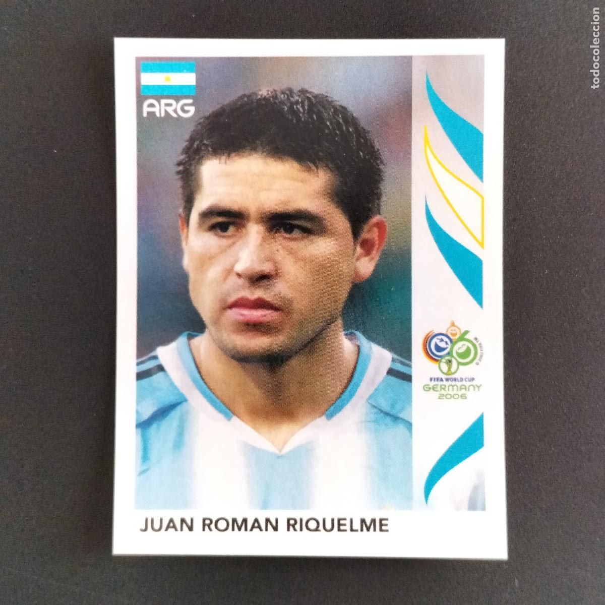 Cromos de F&uacute;tbol: 181 JUAN ROMAN RIQUELME ARGENTINA CROMOS ALBUM FIFA WORLD CUP GERMANY 2006 MUNDIAL ALEMANIA PANINI