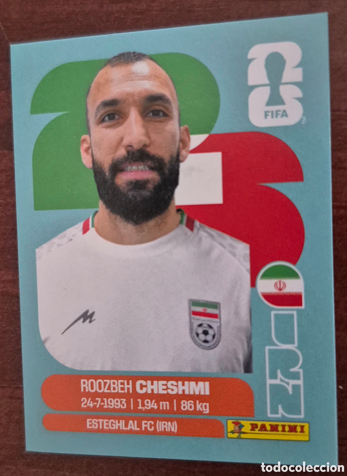Fu&szlig;ball-Sticker: FIFA WORLD CUP 2026 - IRAN N&deg;15 CHESHMI