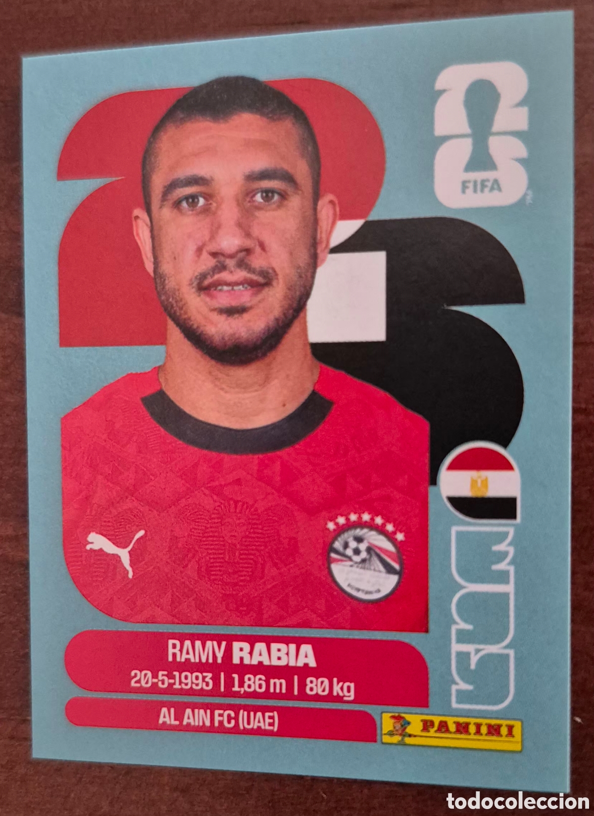 Fu&szlig;ball-Sticker: FIFA WORLD CUP 2026 - EGIPTO N&deg;7 RABIA