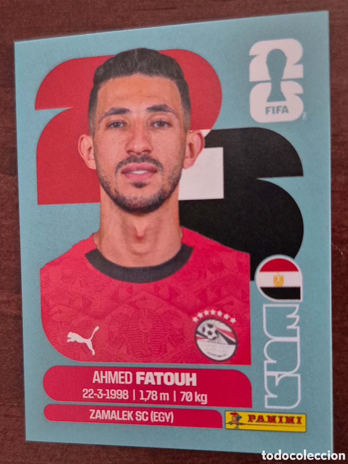 Fu&szlig;ball-Sticker: FIFA WORLD CUP 2026 - EGIPTO N&deg;9 FATOUCH