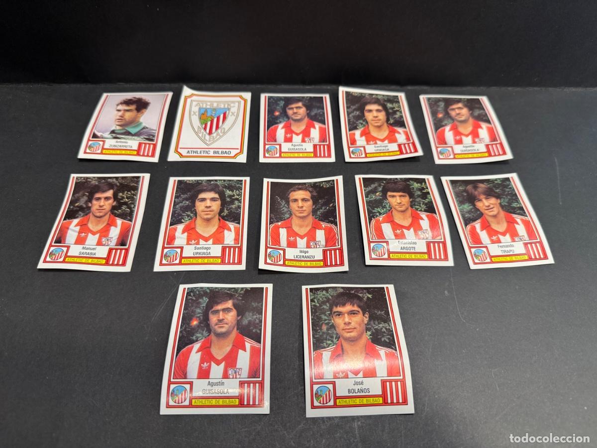 Cromos de f&uacute;tbol: ATHLETIC DE BILBAO LOTE DE CROMOS FUTBOL 1983 PANINI PANRICO NUNCA PEGADOS / COMPRA MIN&Iacute;MA 5 &euro;