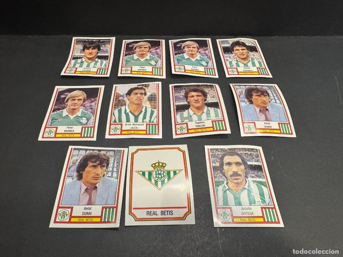 Cromos de F&uacute;tbol: REAL BETIS LOTE DE CROMOS FUTBOL 1983 PANINI PANRICO NUNCA PEGADOS / COMPRA MIN&Iacute;MA 5 &euro;