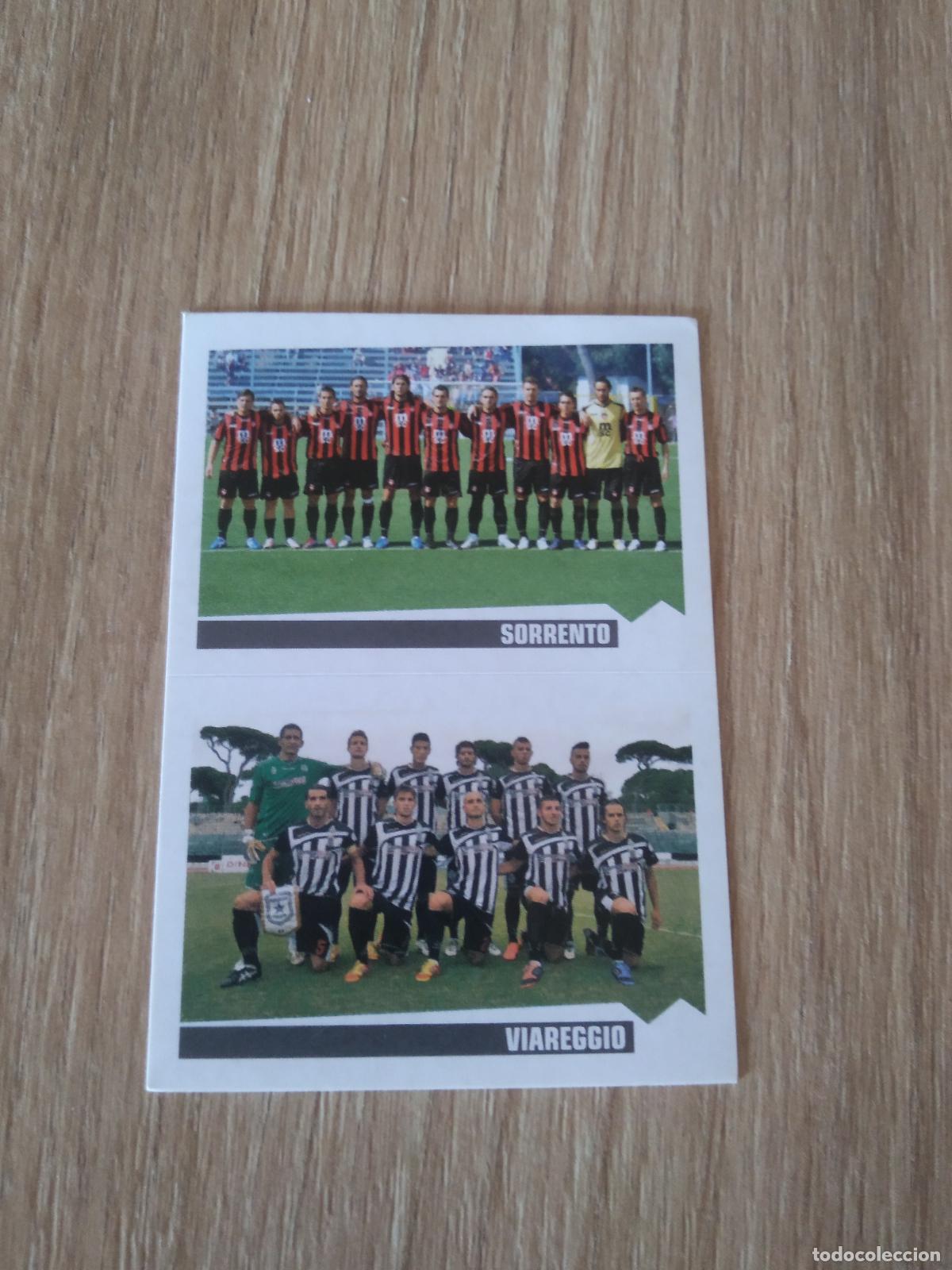 Cromos de F&uacute;tbol: 699 EQUIPO PLANTILLA SORRENTO VIAREGGIO CROMO FUTBOL PANINI LIGA ITALIA 12-13 CALCIATORI 2012-2013