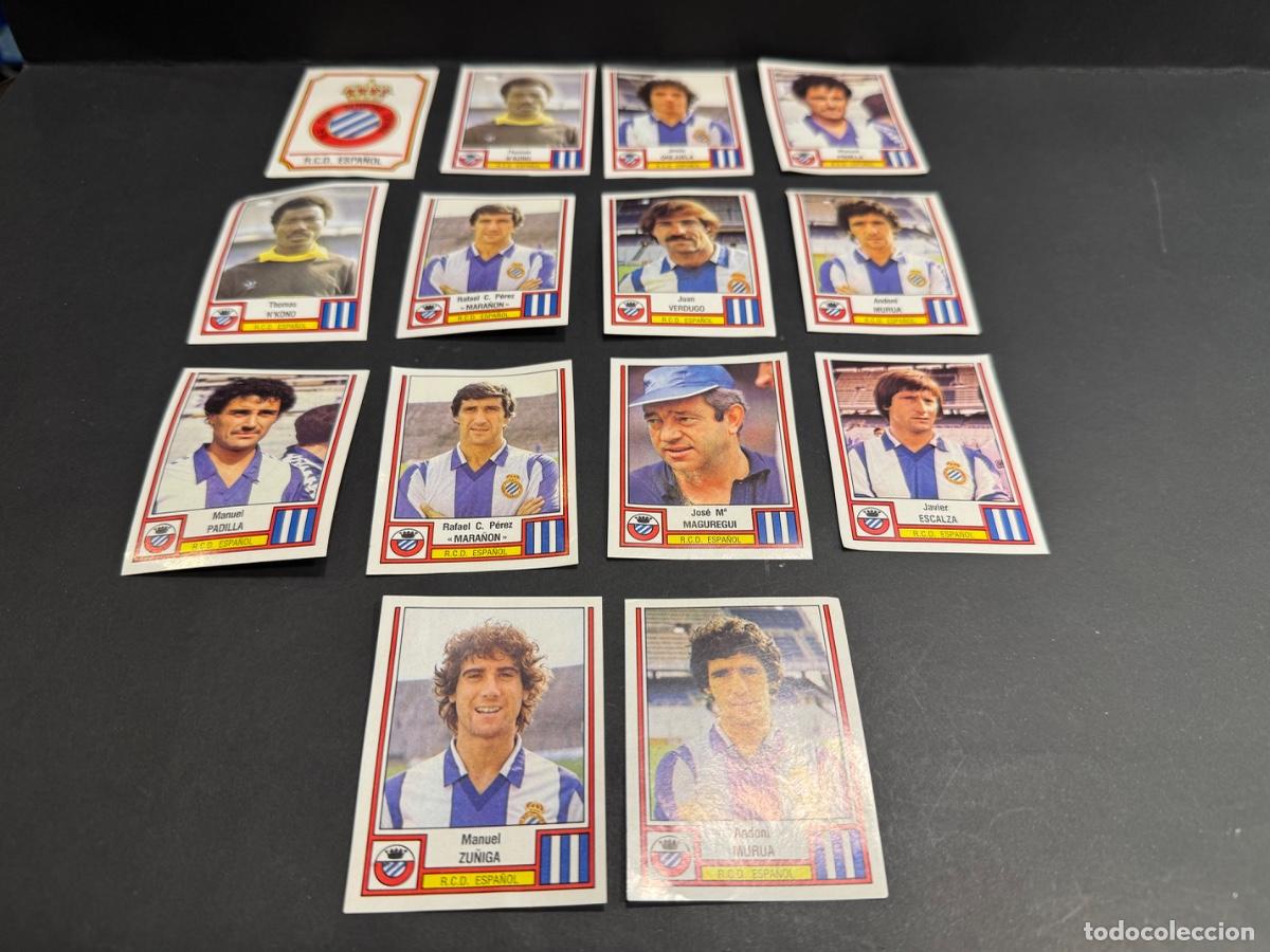 Cromos de F&uacute;tbol: R.C.D. ESPA&Ntilde;OL LOTE DE CROMOS FUTBOL 1983 PANINI PANRICO NUNCA PEGADOS / COMPRA MIN&Iacute;MA 5 &euro;