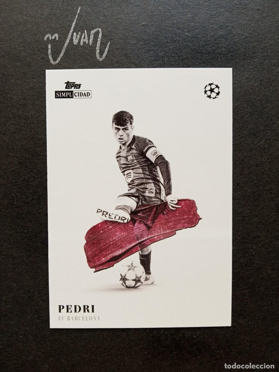 Cromos de F&uacute;tbol: ARTISTA PEDRI FC BARCELONA ESPA&Ntilde;A ⚽ TOPPS &reg; SIMPLICIDAD UCC UEFA CLUB COMPETITIONS 2025 2026 25 26
