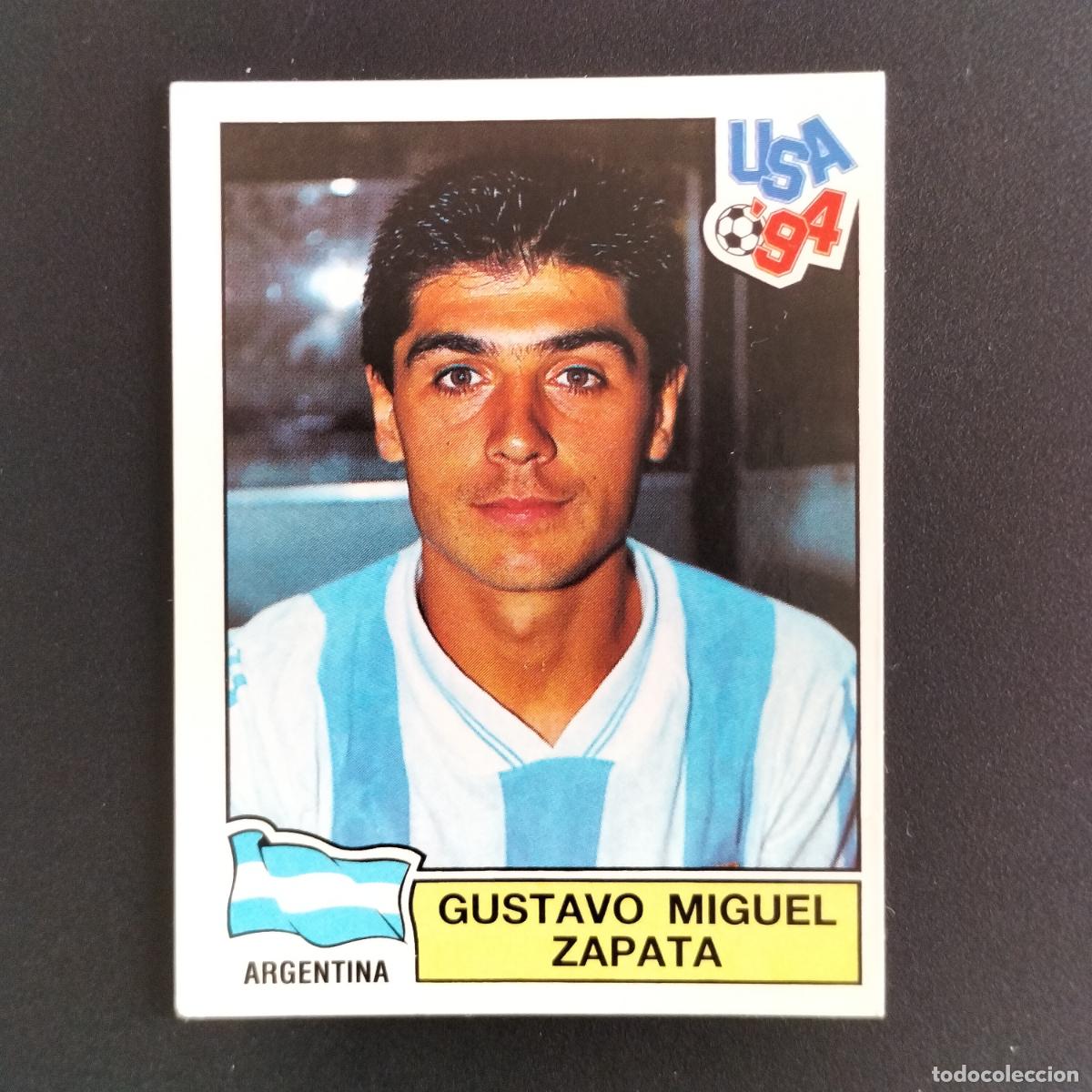 Cromos de F&uacute;tbol: 256 GUSTAVO MIGUEL ZAPATA ARGENTINA CROMOS WORLD CUP MUNDIAL FUTBOL USA 94 U.S.A. 1994