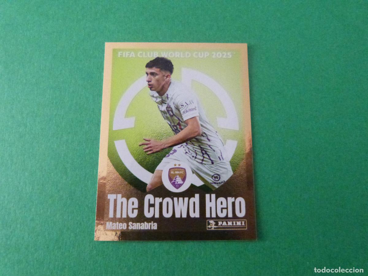 Fu&szlig;ball-Sticker: CROMO FUTBOL MATEO SANABRIA AL AIN F.C. SIN PEGAR N&ordm; 460 CLUB WORLD CUP 2025 PANINI