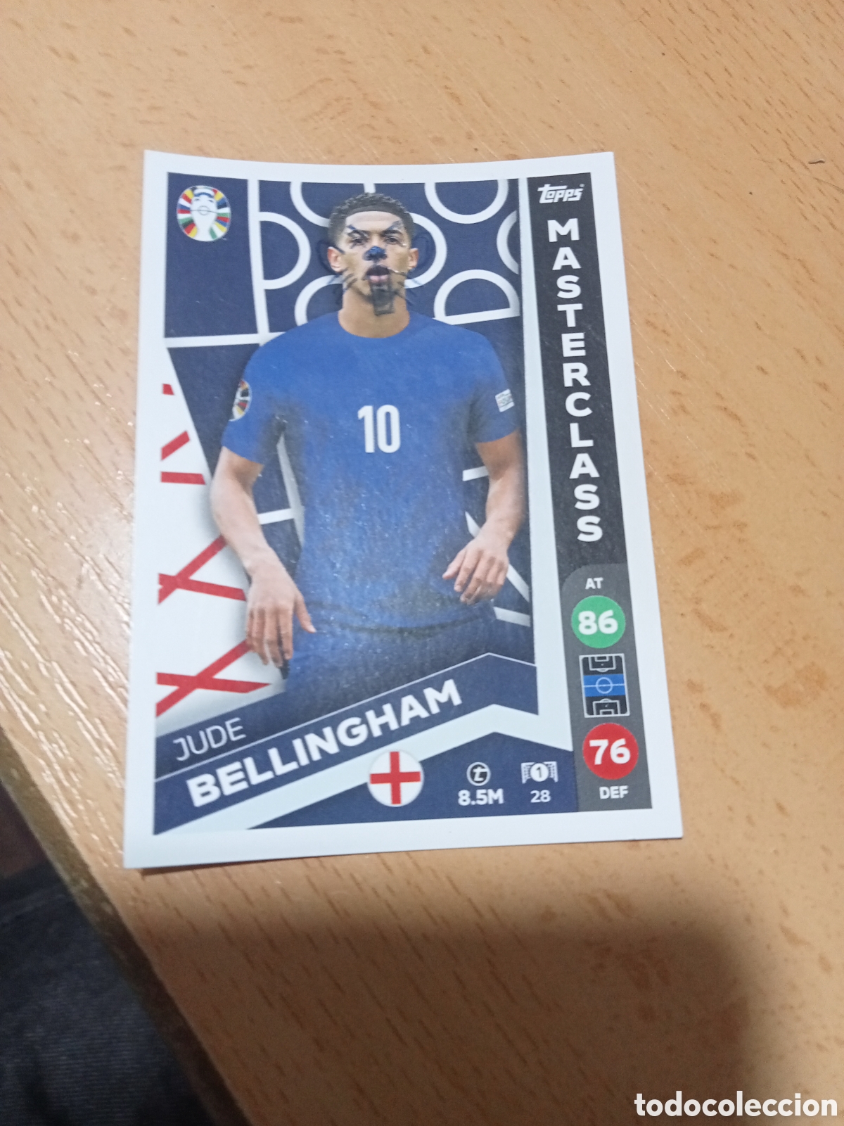 Cromos de F&uacute;tbol: cromo 28 Jude Bellingham uefa euro 2024