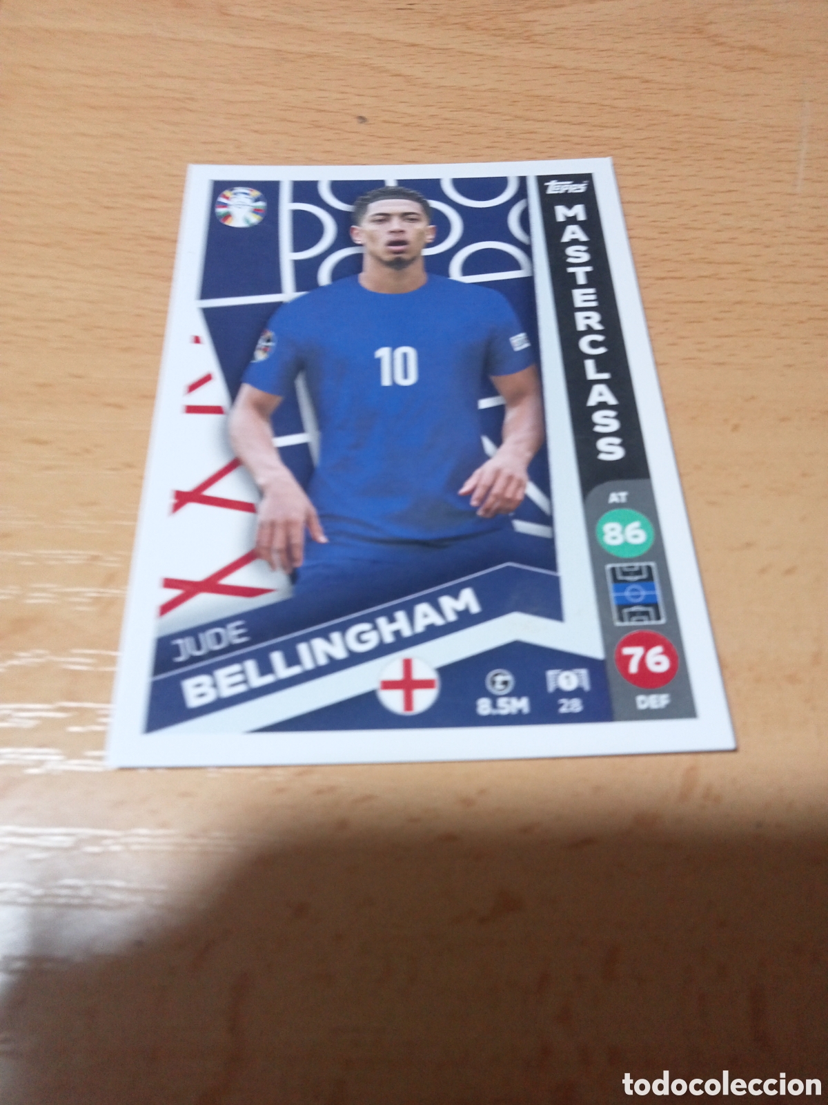 Cromos de F&uacute;tbol: cromo 28 Jude Bellingham uefa euro 2024