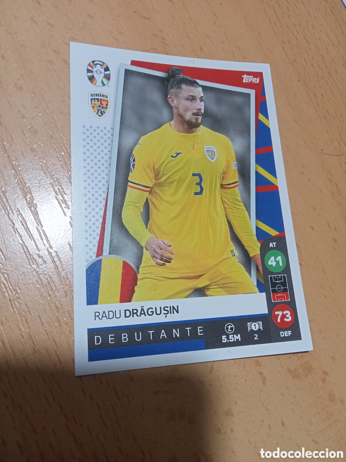 Cromos de F&uacute;tbol: cromo 2 Radu Dragusin uefa euro 2024 Germany