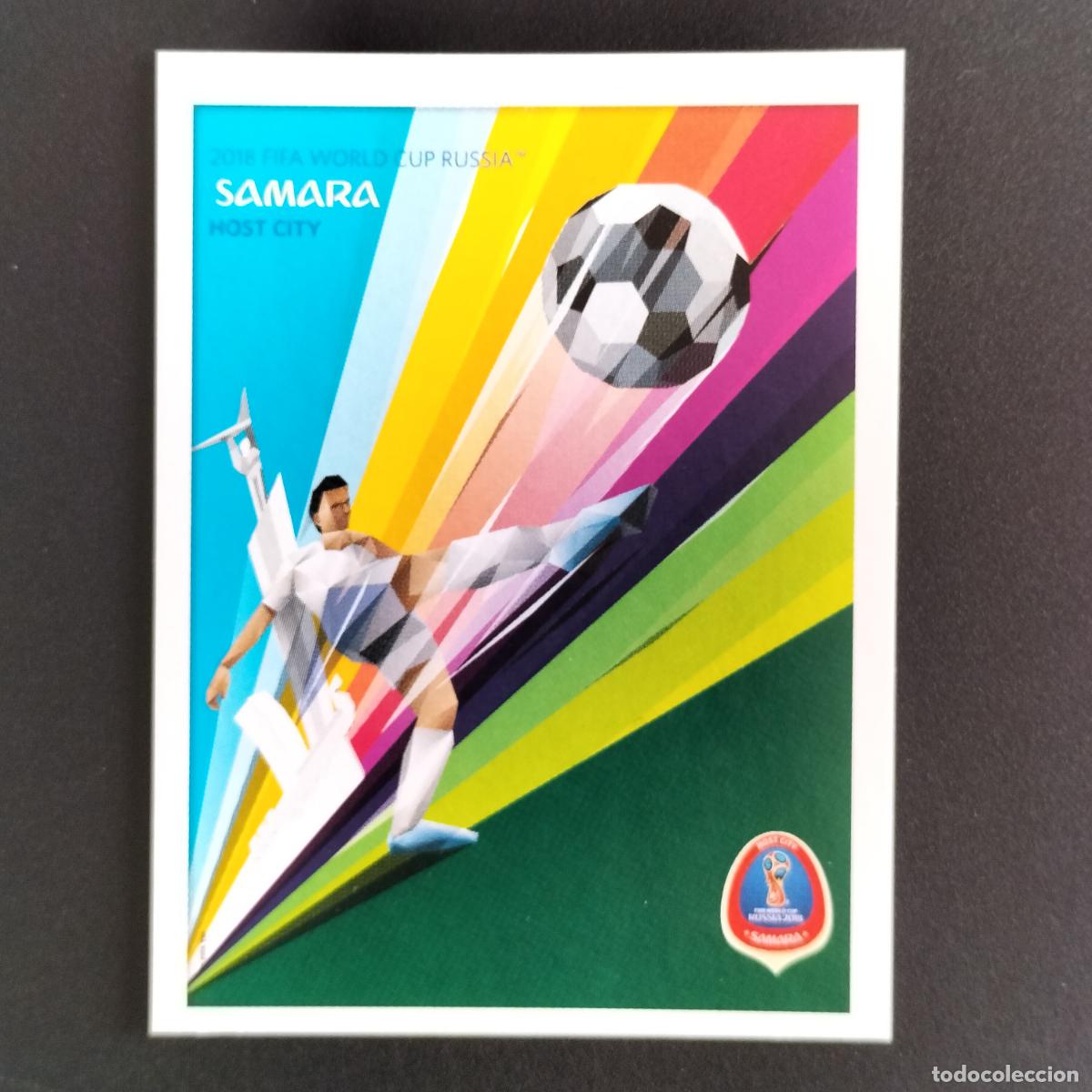 Cromos de F&uacute;tbol: 29 CARTEL SEDE SAMARA HOST CITY CROMOS ALBUM MUNDIAL FUTBOL 18 FIFA WORLD CUP RUSSIA RUSIA 2018