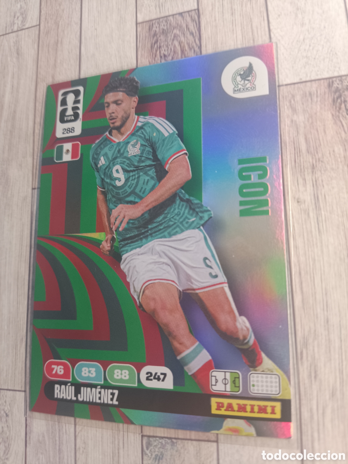 Cromos de f&uacute;tbol: 288 RAUL JIMENEZ MEXICO ICON ICONO ADRENALYN XL MUNDIAL FIFA WORLD CUP 2026 PANINI