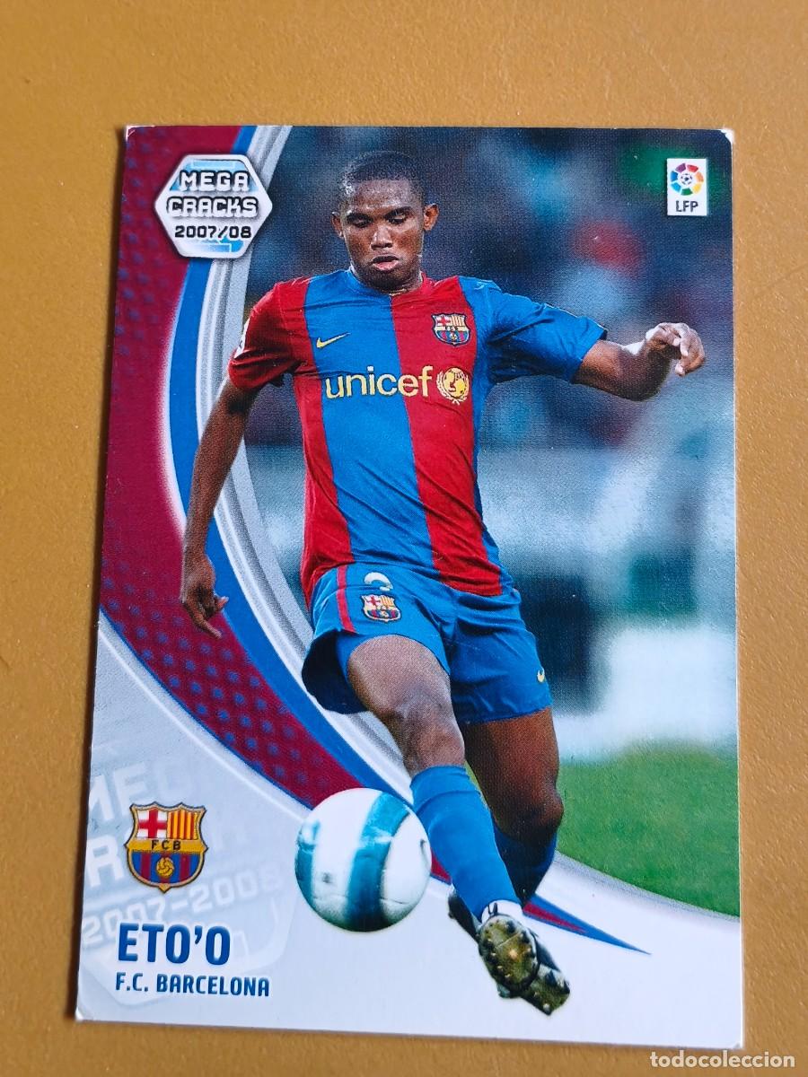 Cromos de f&uacute;tbol: eto'o, 2007 08 megacracks